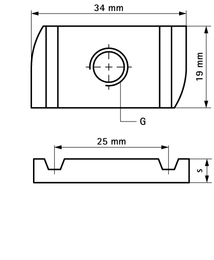 Монтажна гайка Walraven BIS RapidStrut®