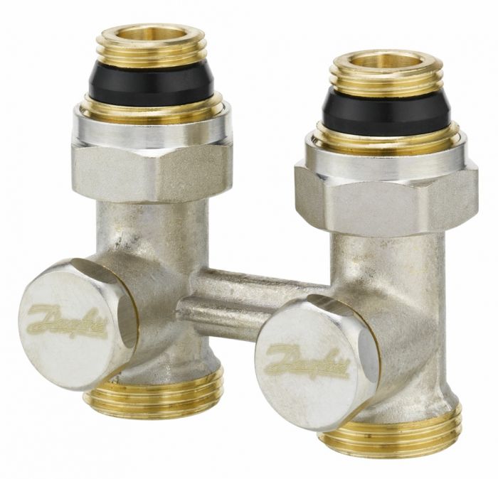 Вузол нижнього підключення Danfoss RLV-KS 1/2" Прямий (003L0220)