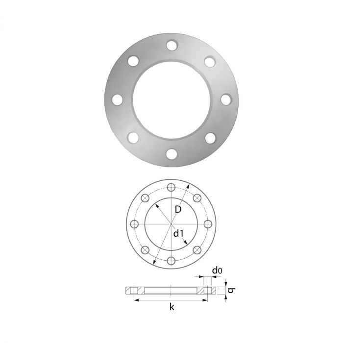 Фланець сталевий d40