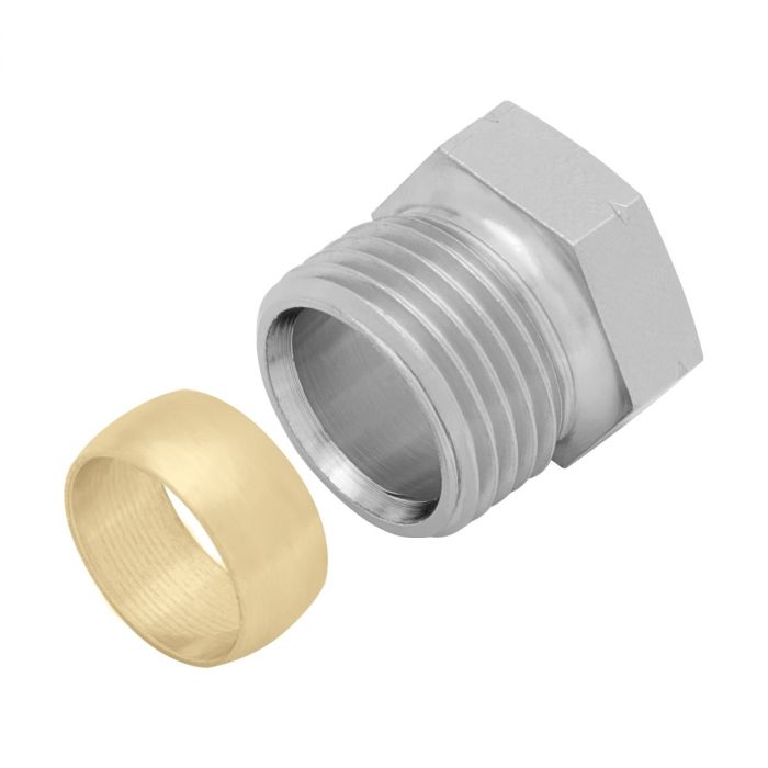 Обжим на мідну трубку d15 G1/2"