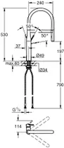 Кухонний змішувач GROHE Essence New 30294000