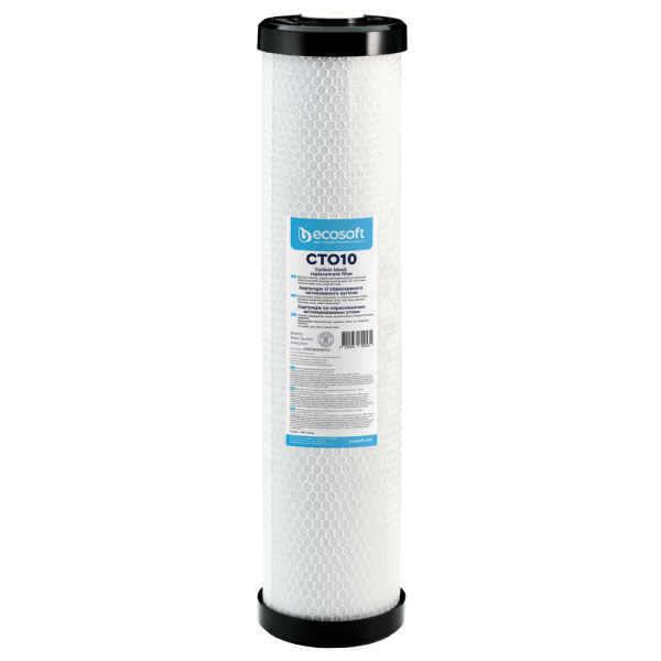 Картридж зі спресованого активованого вугілля Ecosoft CTO10 4,5"х20" (CHVCB4520ECO)