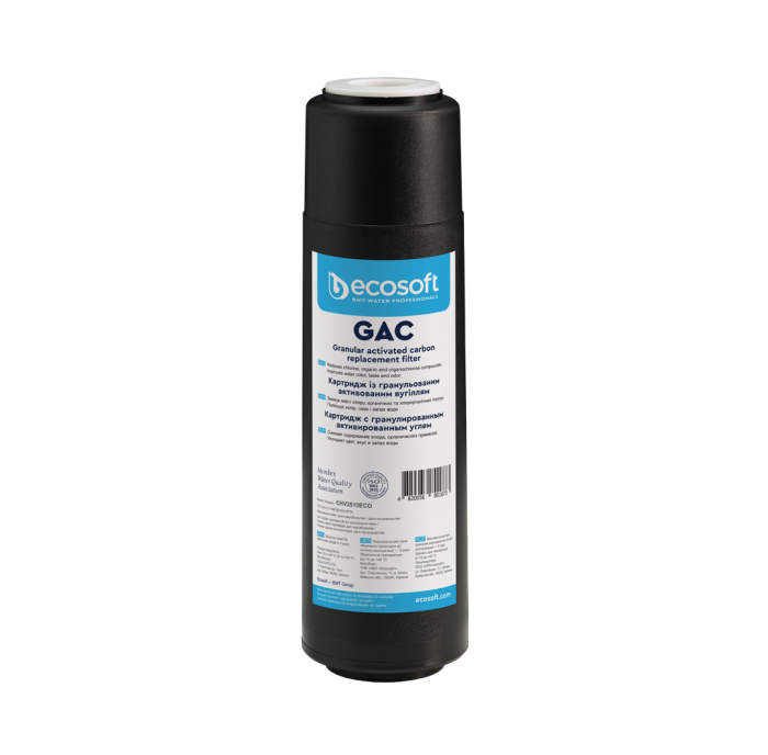 Картридж з гранульованим активованим вугіллям Ecosoft 2,5"х10" (CHV2510ECO)