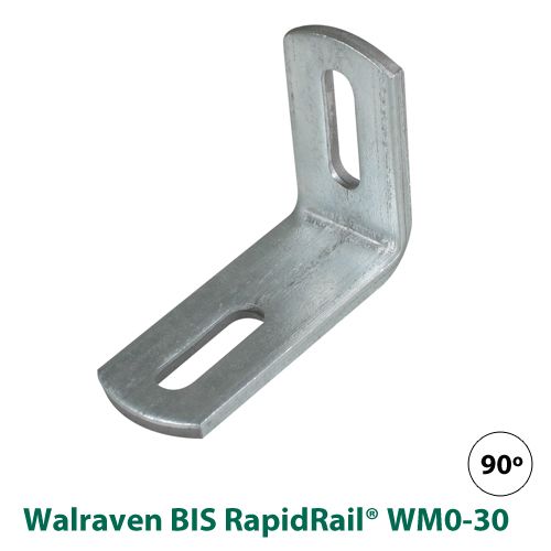 Кутовик з'єднувальний 90° Walraven BIS RapidRail® WM0-30 (6585090)