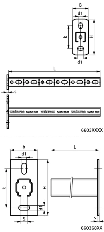 Консоль стінова Walraven BIS RapidRail®