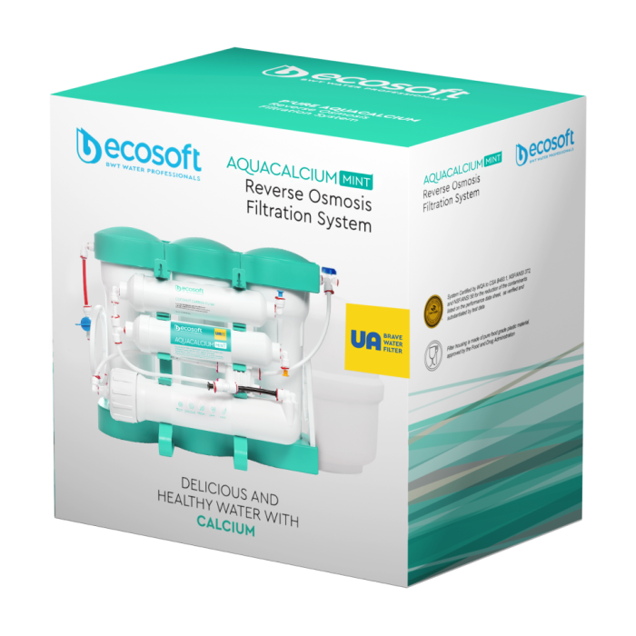 Фільтр зворотного осмосу Ecosoft P’URE AQUACALCIUM Mint (MO675PUREMACECO)
