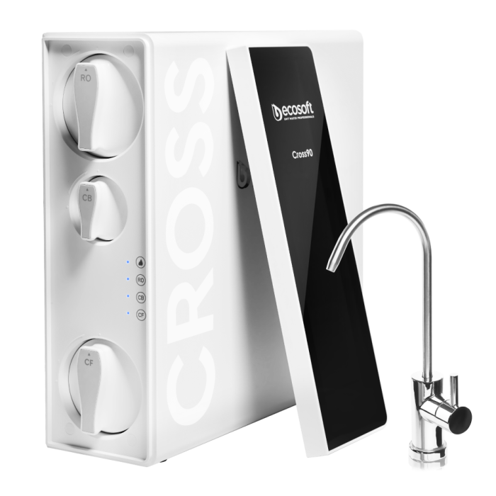Компактний розумний фільтр зворотного осмосу Ecosoft CROSS90