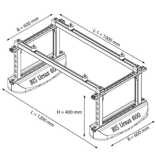 Комплект рами Walraven K5 BIS Yeti Frame Set 1000х600х400 мм (67685532_k5)