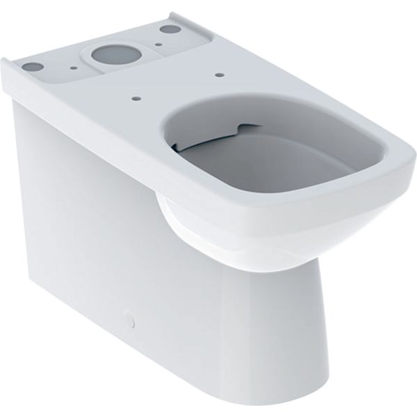 Унітаз підлоговий без бачка та кришки Geberit Selnova Square Rimfree білий (500.489.01.7)