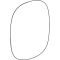 Дзеркало з підсвіткою Geberit Option Oval з непрямою підсвіткою (502.800.00.1)
