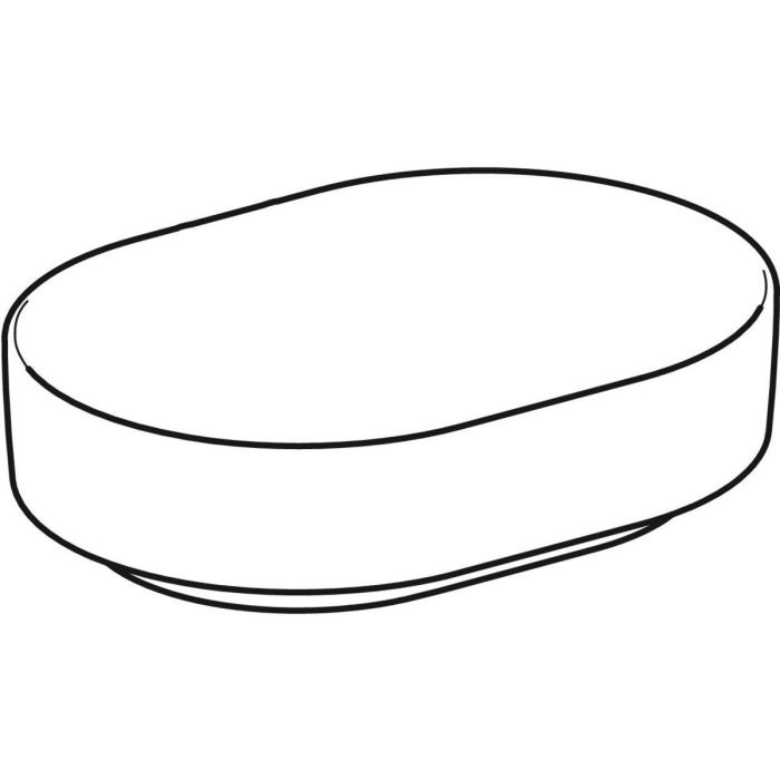 Накладний умивальник Geberit VariForm еліптичної форми (500.774.01.2)