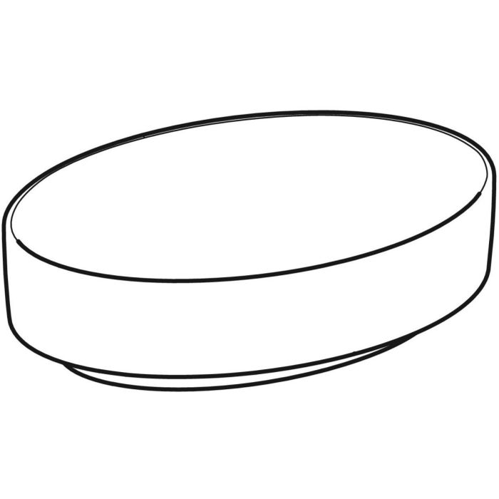Накладний умивальник Geberit VariForm овальної форми (500.771.01.2)