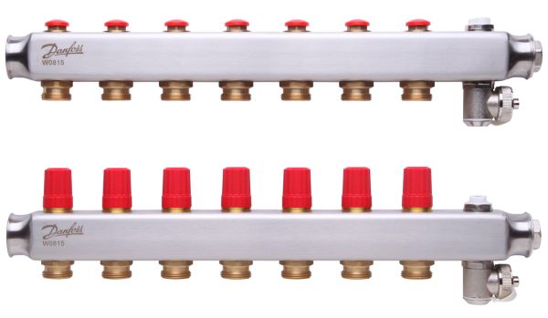 Колектор Danfoss SSM 7+7 (088U0807)
