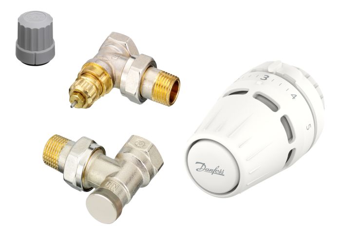 Комплект датчика Danfoss Regus RA-FN, RLV-S, DN 15, Кутовий (015G5301)