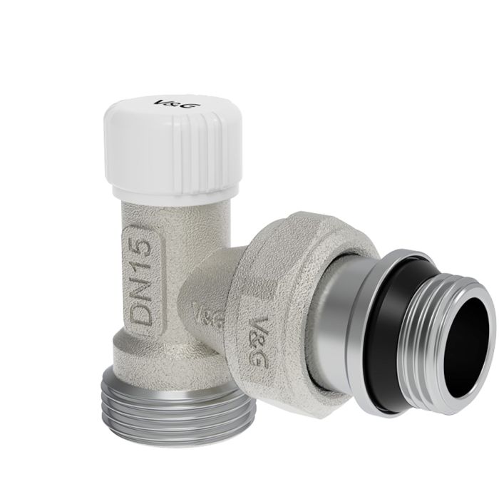 Радіаторний вентель прямий  V&G 1/2"х 3/4" Євроконус (VG-602111)