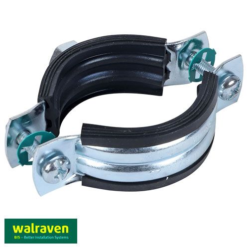 Хомут для труб Walraven з вкладкою EPDM (гайка M8)