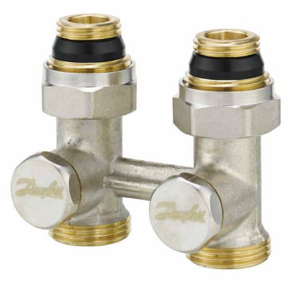 Вузол нижнього підключення Danfoss RLV-KS 1/2" Прямий (003L0220)