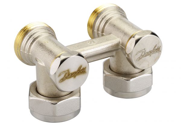 Вузол нижнього підключення Danfoss RLV-KS 3/4" Кутовий (003L0223)
