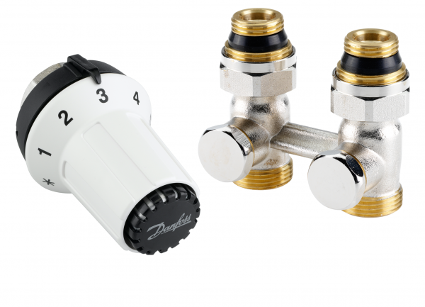 Комплект радіаторний прямий M30x1,5 Danfoss RAS-CK + RLV-KS  (013G5275)