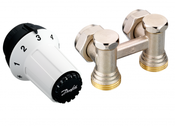 Комплект радіаторний кутовий Danfoss RAS-C + RLV-KS  (013G5278)