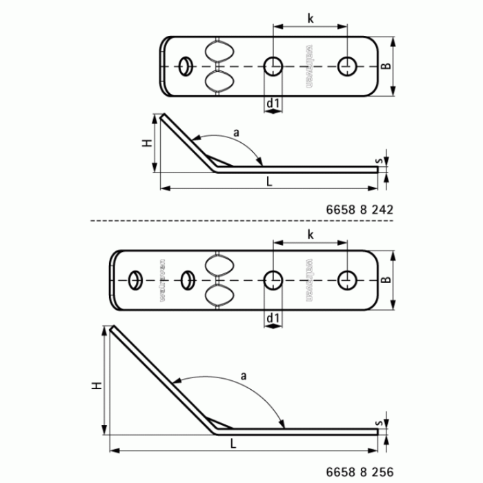 Кутник 135° Walraven BIS RapidStrut® 110x110x4 мм BUP1000 (66588256)