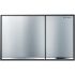 Змивна клавіша Geberit Omega60, для подвійного змиву, Square, врівень зі стіною, хром глянцевий (115.081.GH.1)