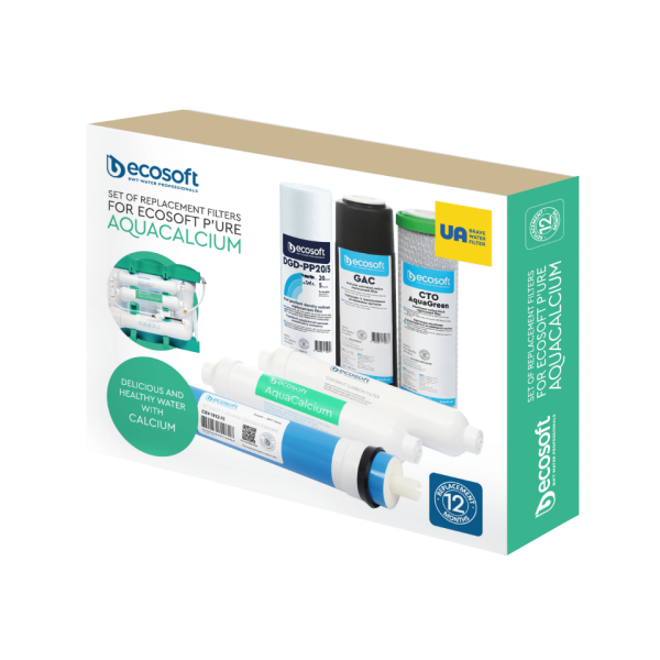 Комплект картриджів Ecosoft PURE AquaCalcium Mint "12 місяців" (CHV6PUREMAC)