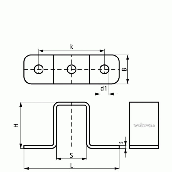 З'єднувач профілю сідловий Walraven BIS RapidStrut® для 41х62 мм BUP1000 (66588296)