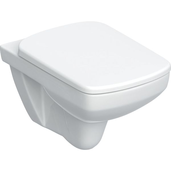 Унітаз підвісний воронкоподібний Geberit з кришкою soft-close Selnova Square (501.961.00.1)