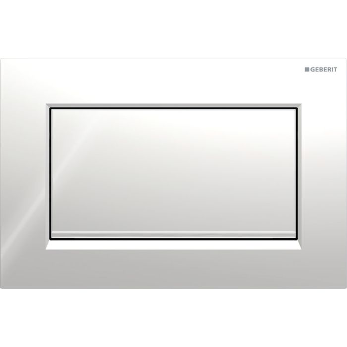 Змивна клавіша Geberit Sigma10 для змивання / зупинки змивання, Square, з кріпленням на гвинтах глянцевий хромований/глянсовий хром (115.893.KY. 1)