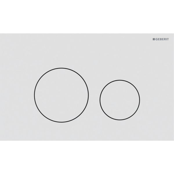 Змивна клавіша Geberit Sigma 40 Round (Білий) (115.628.SI.1)