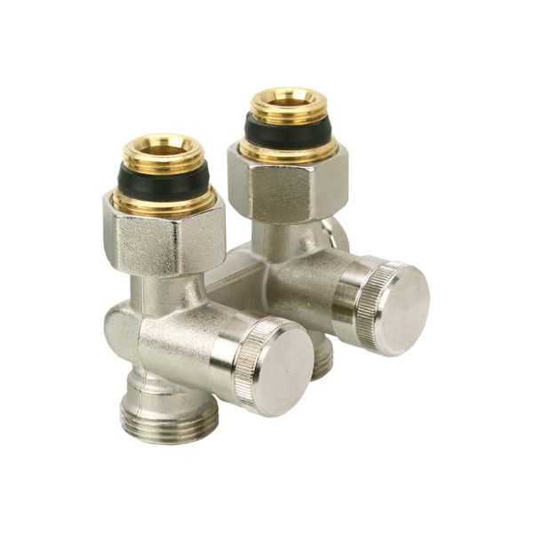 Клапан прямий нікелевий Danfoss RLV-K G/1 для радіаторів нижнього підключення (003L0280)