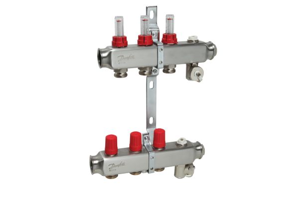 Колектор Danfoss SSM-F 3+3 з ротаметрами (088U0753)