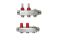 Колектор Danfoss SSM-F 5+5 з ротаметрами (088U0755)