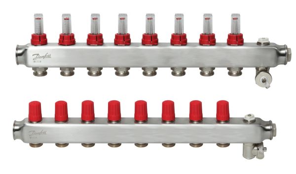 Комплект колекторів 8+8 з ротаметрами, SSM-8F (088U0758)