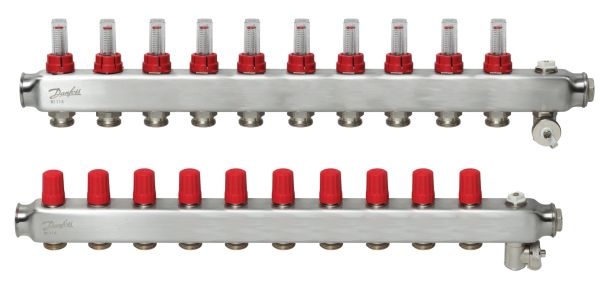 Колектор Danfoss SSM-F 12+12 з водоміром (088U0762)