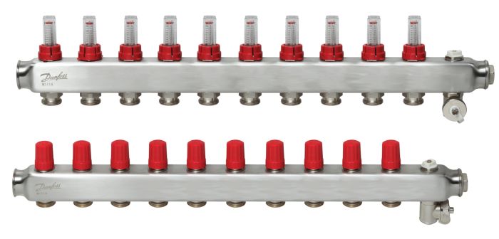 Колектор Danfoss SSM-F 10+10 з водоміром (088U0760)