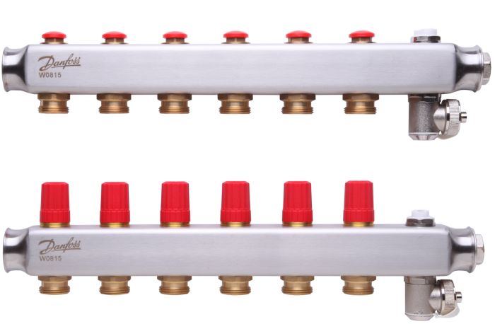 Колектор Danfoss SSM-F 6+6 без ротаметрів (088U0806)