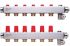Колектор Danfoss SSM-F 6+6 без ротаметрів (088U0806)