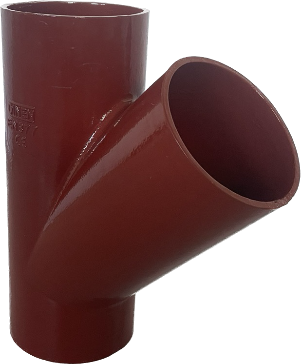 45° DN 200×150мм Трійник чавунний SML , RSP 20015045