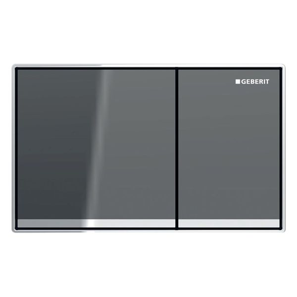 Змивна клавіша Geberit Omega60, для подвійного змиву, Square, врівень зі стіною, лава (115.081.JK.1)