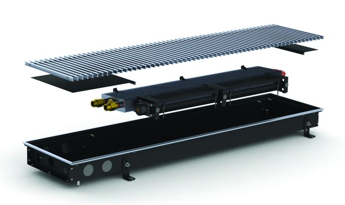 Конвектор внутрішньопідлоговий MV 65 (Inox) Carrera