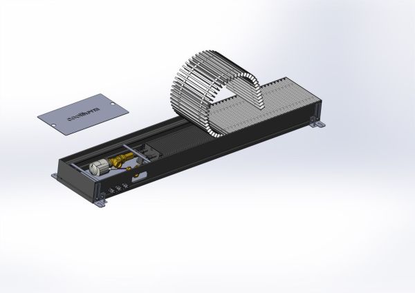 Конвектор природньою конвекцією типу Hottherm 110 мм  / 300 мм