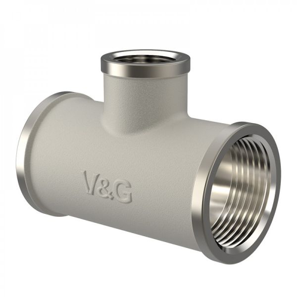Трійник редукційний ВВВ V&G 1 1/4" х 3/4" х 1 1/4" (VG-202205)