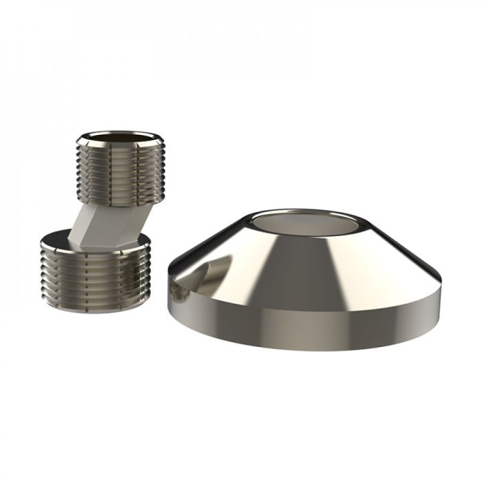 Ексцентрик з декоративною чашкою V&G хромований 3/4" х 1/2" (VG-214101)