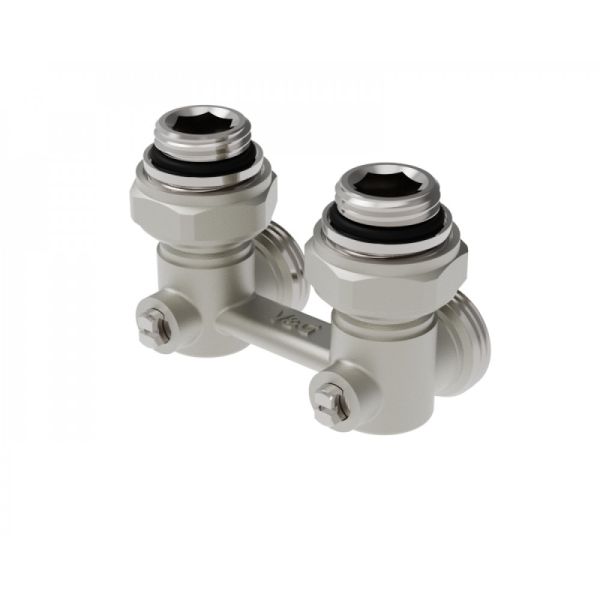 Вузол Н-подіб.кутовий 3/4"В x 3/4" євроконус з ніпелями в комп., V&G (VG-605201)